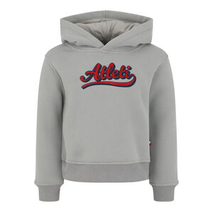 Sudadera Ni&ntilde;o Gris con Atleti Rojo
